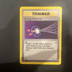 Pokemon TCG Card - 107/110 Energy Retrieval Legendary Collection - LP - WOTC - Image 1