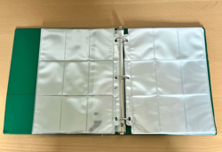 Green Binder Album Ultra Pro 30 Sheets Pages 9-Pocket Trading Card Sleeves - Image 1