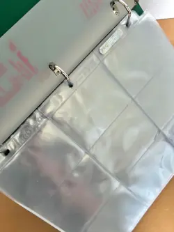 Green Binder Album Ultra Pro 30 Sheets Pages 9-Pocket Trading Card Sleeves - Image 3