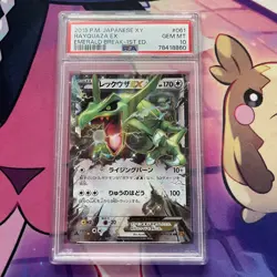 Pokemon Card | PSA 10 Rayquaza EX 061/078 XY Emerald Break Japanese 1st Edition - Image 2