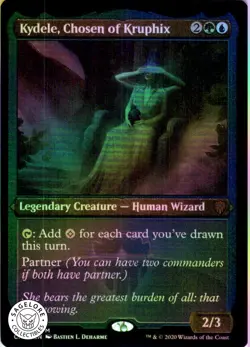 MTG Kydele, Chosen of Kruphix (Etched) (524) | NM Foil | Commander Legends {CMR} - Image 1