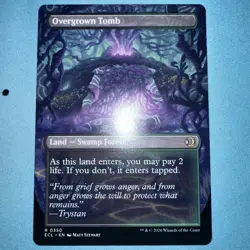 Overgrown Tomb (Borderless) Lorwyn Eclipsed Nonfoil Near Mint - Image 2
