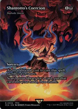 MTG Shantotto's Coercion (Showcase) (34) | NM | Final Fantasy {FCA} - Image 1