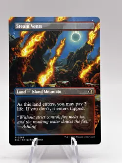 Steam Vents 0348 Borderless Lorwyn Eclipsed ECL MTG NM - Image 2