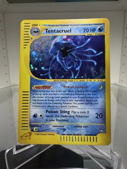 TENTACRUEL Pokemon card set Aquapolis H26/H32, Holo ENG - Image 1