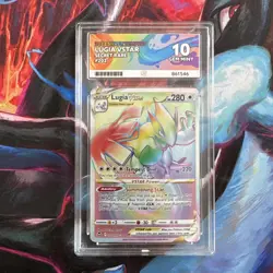 Pokemon Lugia VSTAR 202/195 - ACE 10 - Silver Tempest - Perfect Subgrades - Image 1
