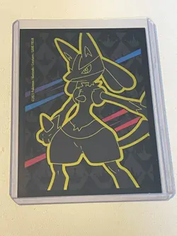 Lucario VSTAR SWSH291: Promo Full Art Holo Pokemon Trading Card - Image 4