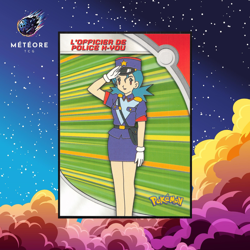 Carte Pokemon L'officier de Police K-You HV11 Serie 3 TOPPS Francais - Image 1