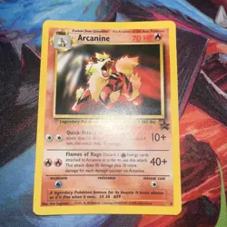 Pokemon TCG Arcanine Black Star Promo 6 WOTC LP /MP - Image 1