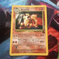 Pokemon TCG Arcanine Black Star Promo 6 WOTC LP /MP - Image 2