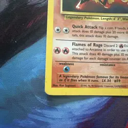 Pokemon TCG Arcanine Black Star Promo 6 WOTC LP /MP - Image 3