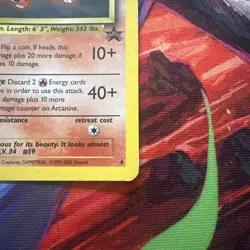 Pokemon TCG Arcanine Black Star Promo 6 WOTC LP /MP - Image 4