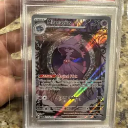 2023 POKEMON PAL EN-PALDEA EVOLVED ILLUSTRATION RARE #212 MISMAGIUS PSA 9 - Image 2