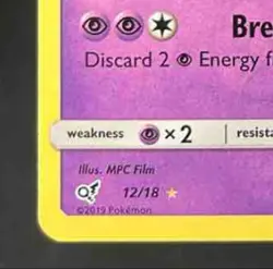 2019 Pokemon Detective Pikachu #12/18 Mewtwo Holo - Image 4