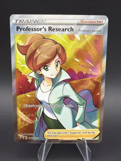 Pokemon Professor’s Research (Juniper) Full Art SWSH152 — Promo Trainer TCG - Image 1