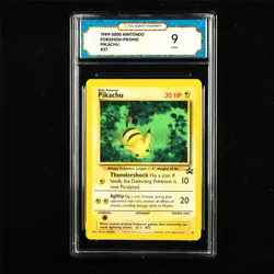TQG 9 MINT 1999-2000 Pokemon ENG Pikachu #27 Promo - Image 1