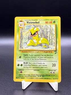 Pokemon Victreebel 32/130 Base Set 2 Non Holo Rare WOTC LP - Image 1