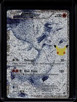 Pokemon TCG Reshiram 113/114 Celebrations Classic Collection NM - Image 1