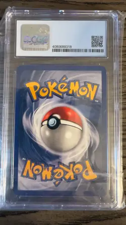 CGC 9 MINT Mew 2000 Black Star Promos 9 Pokemon League SWIRL Pokemon - Image 2