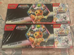 Pokemon Prismatic Evolutions Sams Club Exclusive Surprise Box Booster Bundle x2 - Image 1