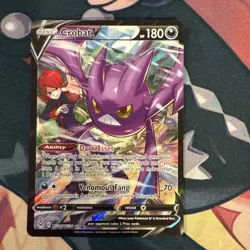 Pokemon TCG NM Crobat V Lost Origin Trainer Gallery TG20/TG30 Holo Ultra Rare - Image 1