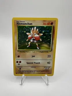 Pokemon TCG - HITMONCHAN - 7/102 - HOLO - RARE - UNLIMITED - BASE SET 1999 - LP - Image 1