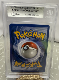 2000 Pokemon Base Set 2 Unlimitrd Mewtow Holo #10 Mint 8 Beckett Grading Service - Image 2