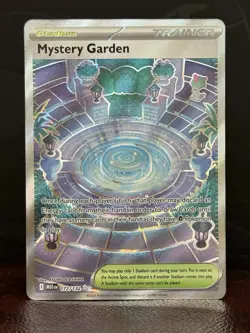 Mystery Garden Pokemon TCG Mega Evolutions 172/132 Illustration Rare (MINT) - Image 2