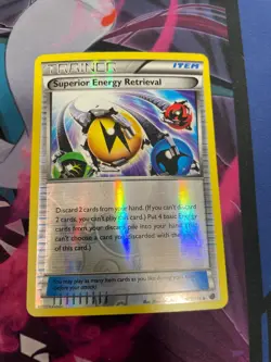 POKEMON - SUPERIOR ENERGY RETRIEVAL - UNCOMMON - PLASMA FREEZE - 103/116 REVERSE - Image 1