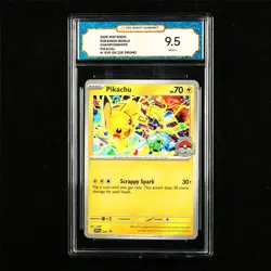 TQG 9.5 MINT+ 2025 Pokemon ENG Pikachu SVP EN #225 Promo - Image 1