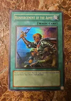 Yu-Gi-Oh! Reinforcement of the Army LOD-028 Legacy of Darkness Unlimited Vintage - Image 1