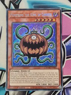 YUGIOH MZMU-EN061 Pumpking the King of Ghosts Chibi Secret Rare 1ST EDITION - Image 1