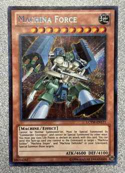 Machina Force LCYW-EN171 Yugi's World Secret Rare Unlimited VLP - Image 1