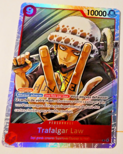 One Piece Card Game Carte Holo Trafalgar Law OP14-009 SR FR Mint 2026 - Image 1