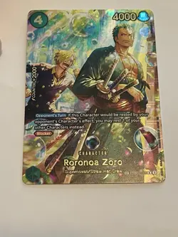 Roronoa Zoro (SP) PRB02-006 EB04 NM One Piece Card English - Image 1