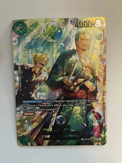 Roronoa Zoro (SP) PRB02-006 EB04 NM One Piece Card English - Image 2
