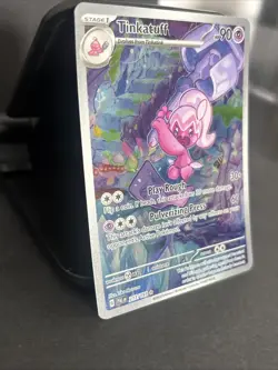Pokemon TCG Tinkatuff Scarlet & Violet Paldea Evolved Holo Card 217/193 Full Art - Image 3