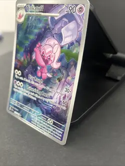 Pokemon TCG Tinkatuff Scarlet & Violet Paldea Evolved Holo Card 217/193 Full Art - Image 5