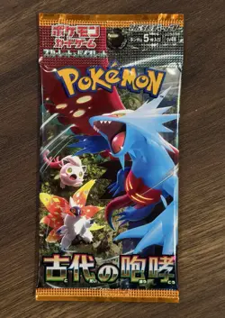 Pokemon Ancient Roar TCG Korean Booster Pack Set Card Sealed Cards sv4K - Image 1