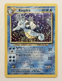 Kingdra 8/111 Neo Genesis Holo Rare 2000 Stage 2 90 HP Pokemon TCG Card - Image 1