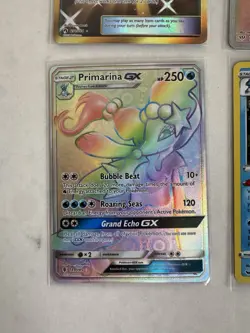 Pokemon Holo Card Lot Primarina GX Inteleon Rose Custom Catcher - Image 3