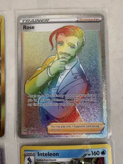 Pokemon Holo Card Lot Primarina GX Inteleon Rose Custom Catcher - Image 4
