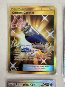 Pokemon Holo Card Lot Primarina GX Inteleon Rose Custom Catcher - Image 5