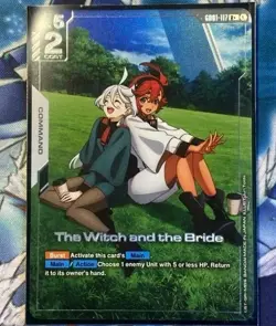 The Witch And The Bride - GD01-117 - R+ Alt Art - Gundam TCG Card Game - Image 1