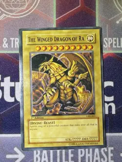 Konami Yu-Gi-Oh! The Winged Dragon of Ra GBI-003 Divine-Beast 1st Edition Card - Image 1