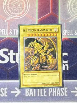 Konami Yu-Gi-Oh! The Winged Dragon of Ra GBI-003 Divine-Beast 1st Edition Card - Image 2