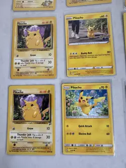 Pokemon Pikachu Card Lot 12 Pikachu Cards Base Set Gym Jungle And More - Image 3