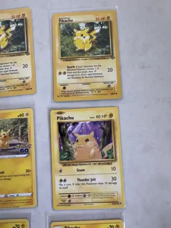 Pokemon Pikachu Card Lot 12 Pikachu Cards Base Set Gym Jungle And More - Image 5