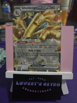Gholdengo ex 139/182 Sv04: Paradox Rift Set Holo Pokemon Card - Image 1