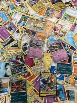 2.5LB Lot of Mixed Pokemon Cards CCG TCG Trading Cards Incl Holo V & GX Cards - Image 2
